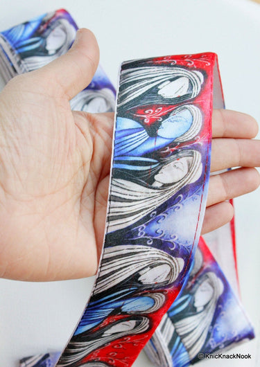 Modern Art, Women Image, Digital Print Trim